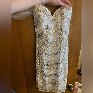 Beaded/sequin cocktail dress